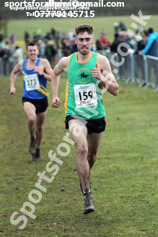 Senior mens Northern Cross Country Champs., Camp Hill Estate, Kirklington.  Photo: David T. Hewitson/Sports for All Pics
